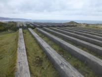 Building platforms on the summit of New Nitro Hill where nitroglycerine was made. This was the ‘danger’ area of the factory. Building platforms on the summit of New Nitro Hill where nitroglycerine was made. This was the ‘danger’ area of the factory.