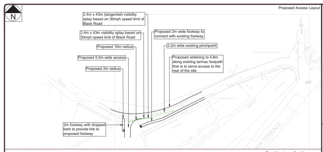 PA19/04824 | Creation of a temporary access, to be used for a maximum of 3 years, to serve car park of existing retail unit | Ho PA19/04824 | Creation of a temporary access, to be used for a maximum of 3 years, to serve car park of existing retail unit | Ho