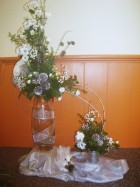 Tableau of Christmas Flower Arrangements part three